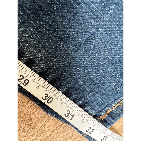 Levis Womens Distressed perfectly slimming  Jeans sz 30 bootcut Wash Denim 512 - Picture 2 of 14